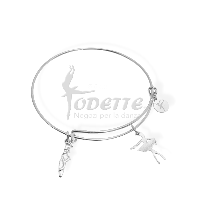 Bracelet with ballet charms