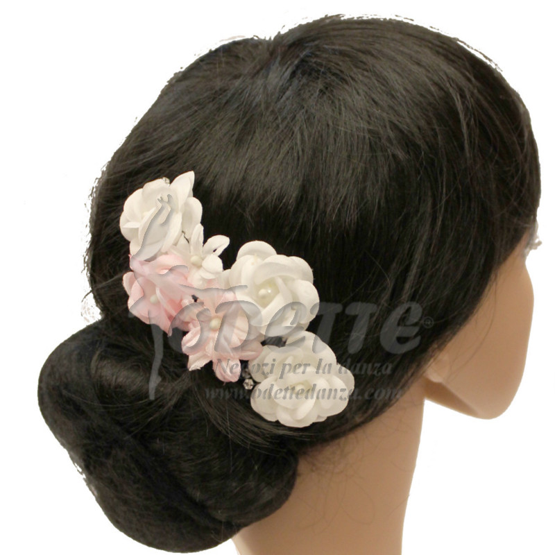 Floral hair comb 3